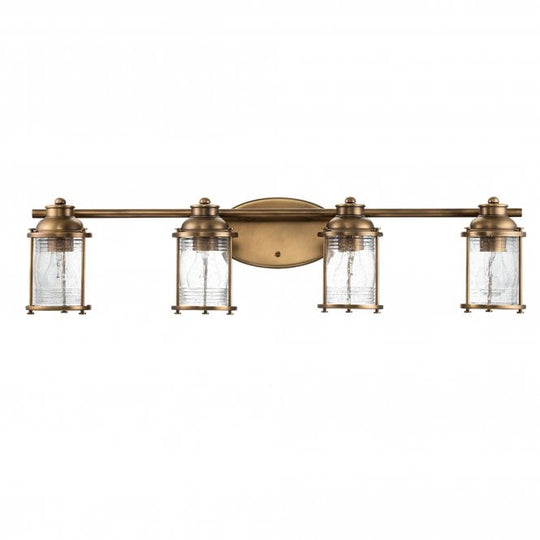 Ashland Bay 4 Light Wall Light  Natural Brass