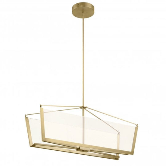 Calters LED Isle Pendant  Champagne Gold