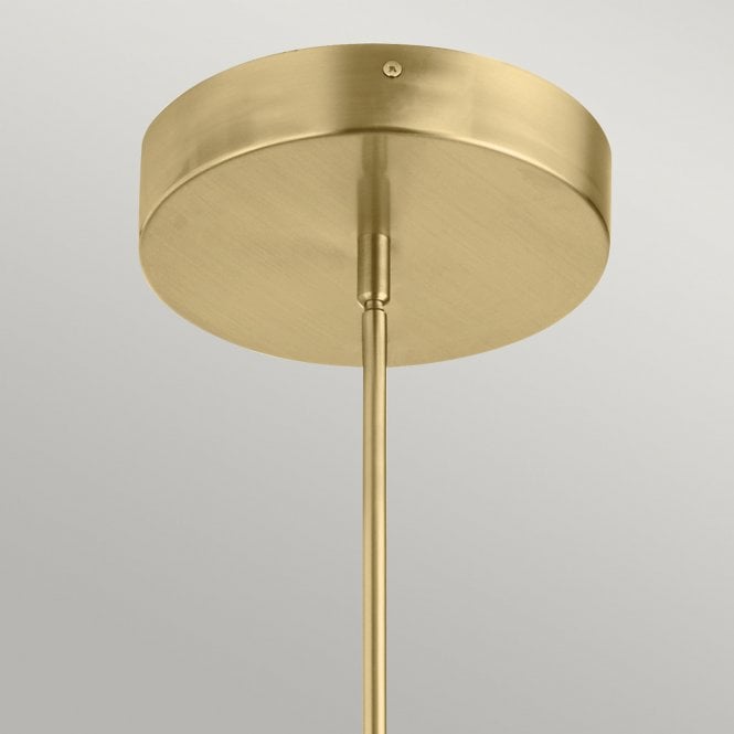 Calters Large LED Foyer Pendant Champagne Gold