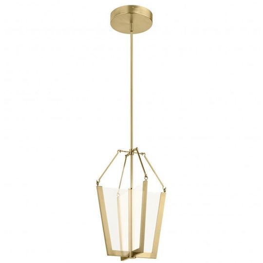 Calters Medium LED Pendant  Champagne Gold
