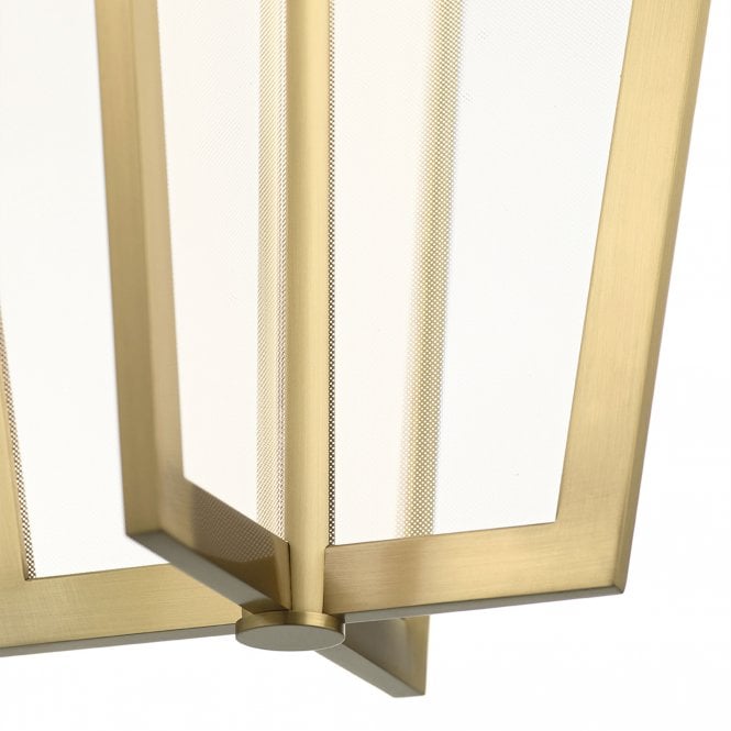 Calters Medium LED Pendant  Champagne Gold