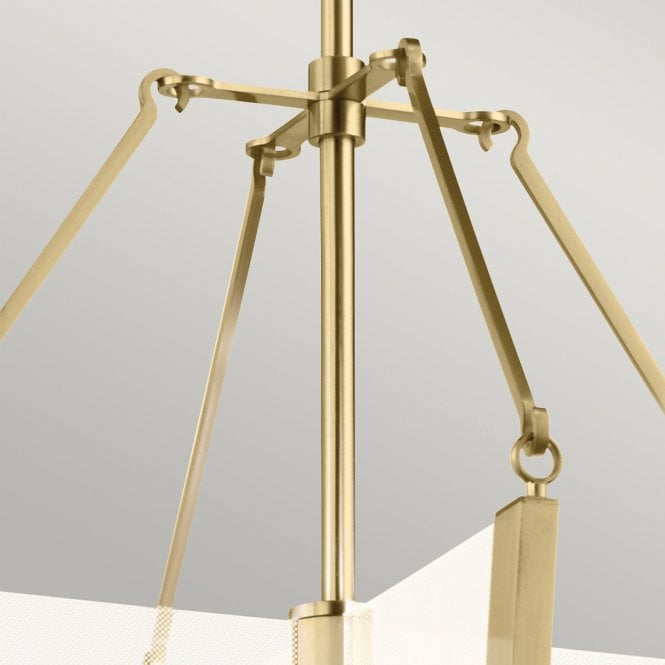 Calters Medium LED Pendant  Champagne Gold