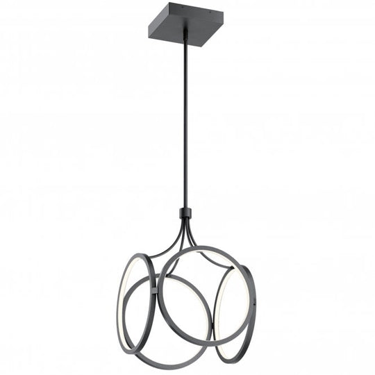 Ciri LED Pendant   Matte Black