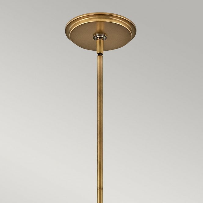 Echelon 4 Light Pendant   Heritage Brass