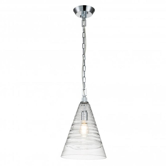Elmore 1 Light Pendant   Polished Chrome