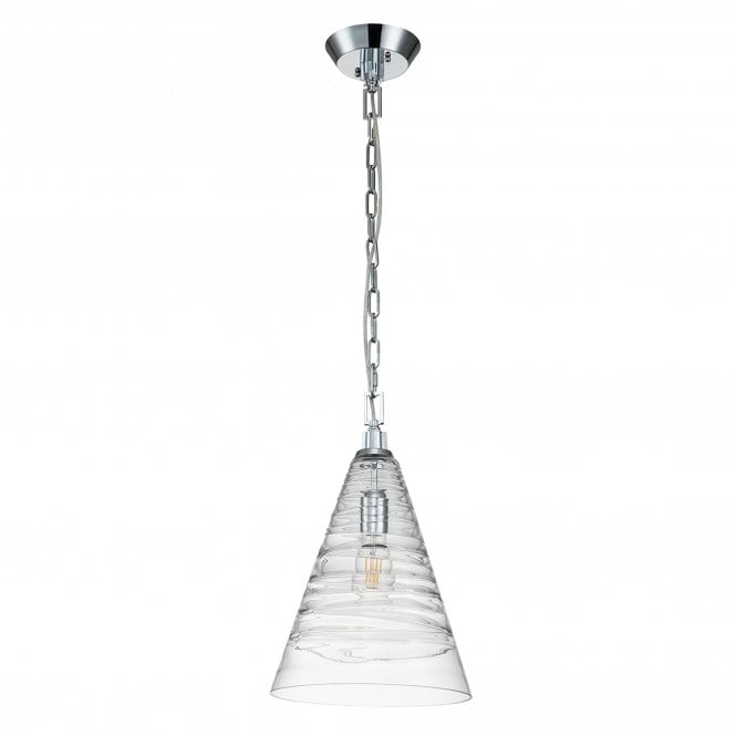 Elmore 1 Light Pendant   Polished Chrome