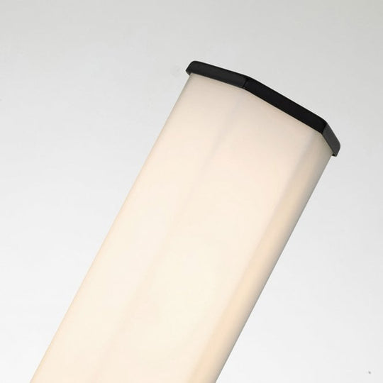 Facet Single LED Wall Light  Matte Black