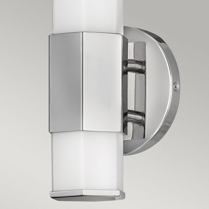 Facet Single LED Wall Light  Polished Chrome