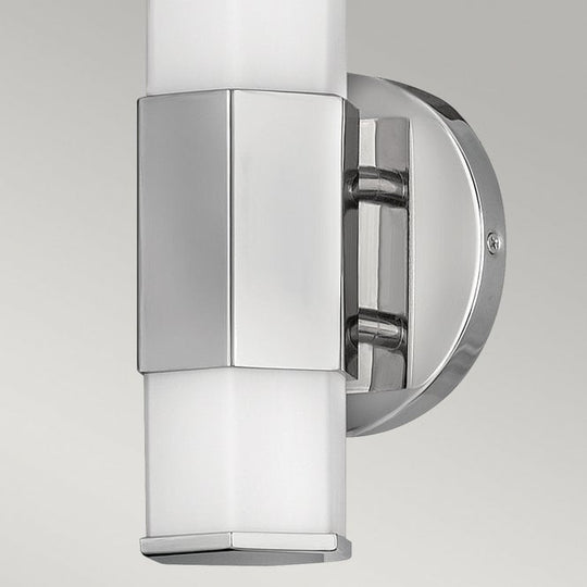 Facet Single LED Wall Light  Polished Chrome
