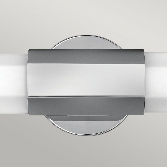 Facet Dual LED Wall Light  Polished Chrome