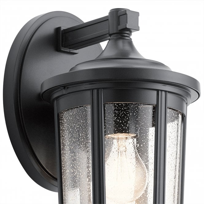 Fairfield 1 Light Large Wall Lantern  Black