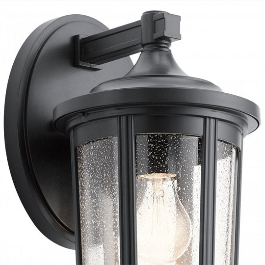 Fairfield 1 Light Large Wall Lantern  Black