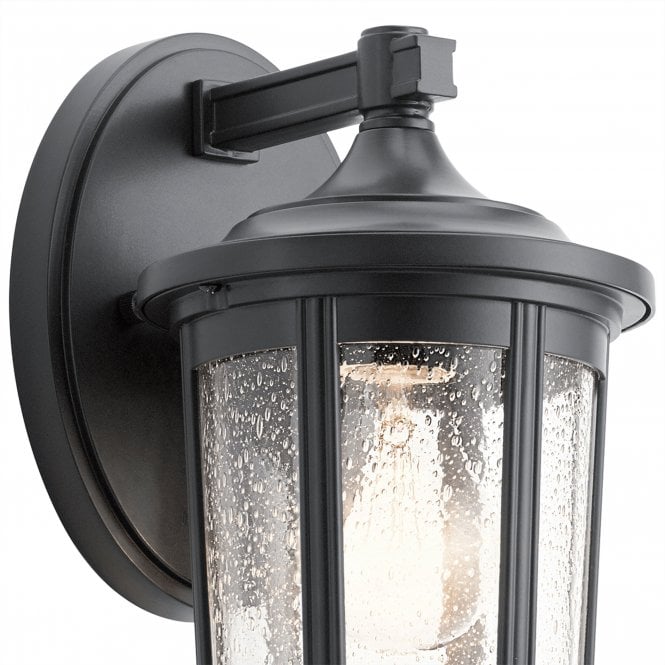 Fairfield 1 Light Medium Wall Lantern  Black