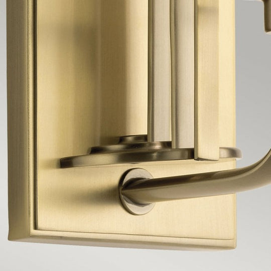 Kimrose 1 Light Wall Light  Brushed Natural Brass