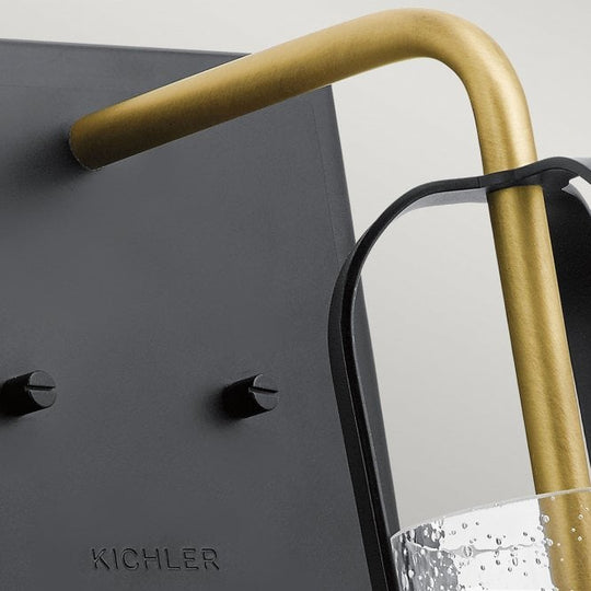 Kitner 1 Light Wall Light  Natural Brass