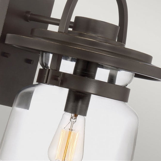 Lasalle 1 Light Large Wall Lantern  Western Bronze