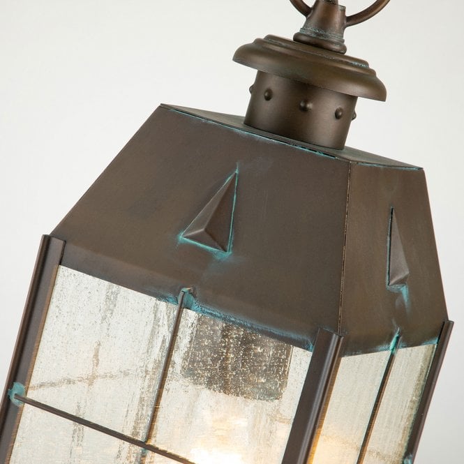 Nantucket 1 Light Medium Chain Lantern  Antique Brass