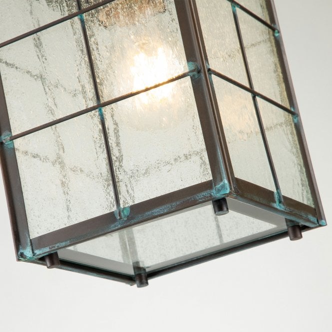 Nantucket 1 Light Medium Chain Lantern  Antique Brass