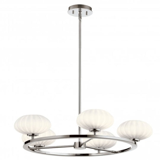 Pim 5 Light Chandelier   Polished Chrome