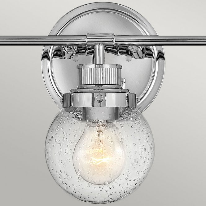 Poppy 3 Light Wall Light  Polished Chrome