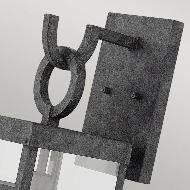 Porter 1 Light Large Wall Lantern  Aged Zinc