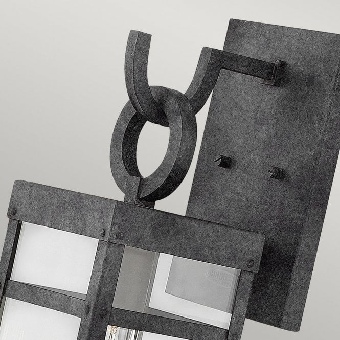 Porter 1 Light Medium Wall Lantern  Aged Zinc