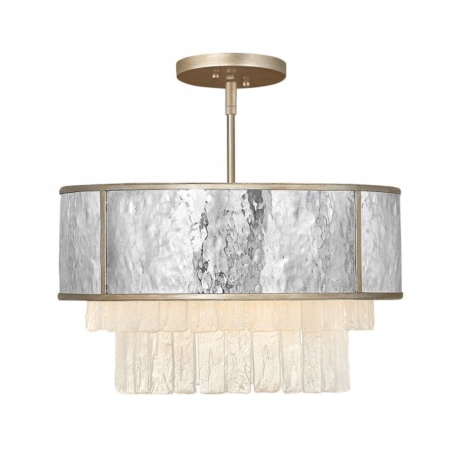 Reverie 4 Light Semi-flush/ Pendant Champagne Gold