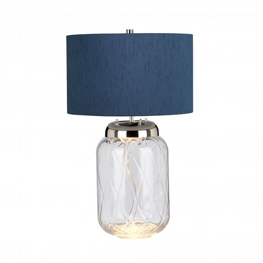 Sola 2lt Table Lamp - Breton Shade Polished Chrome / Nickel