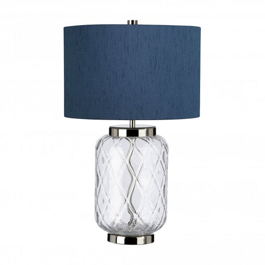 Sola 1lt Table Lamp - Breton Shade Polished Chrome / Nickel