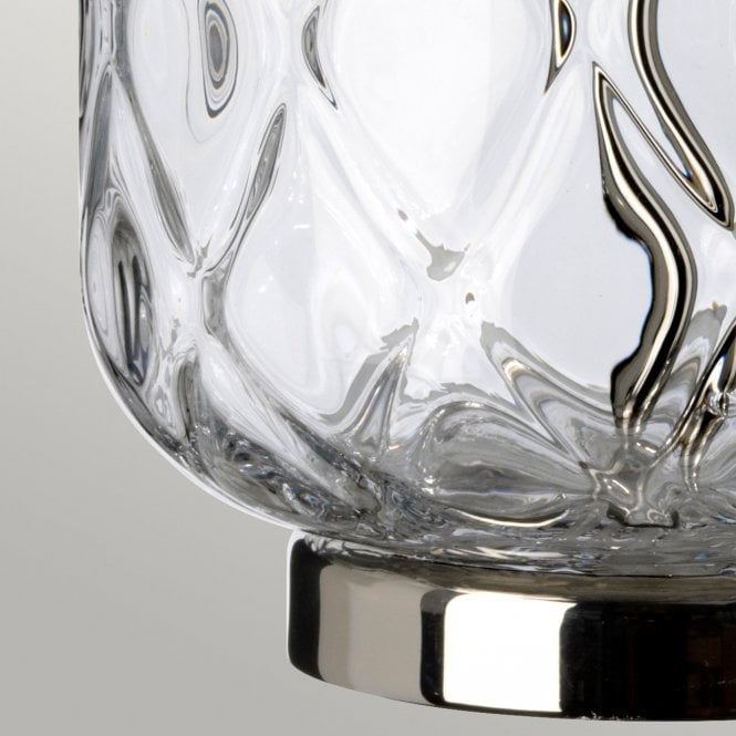 Sola 1lt Table Lamp - Breton Shade Polished Chrome / Nickel