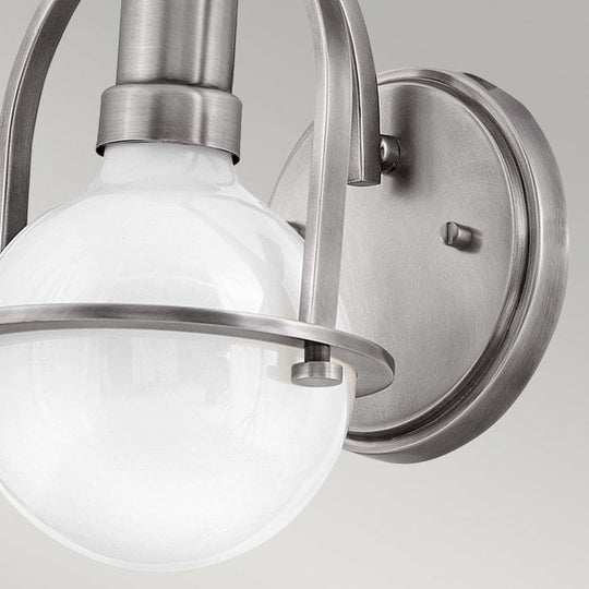 Somerset 1 Light Wall Light  Brushed Nickel