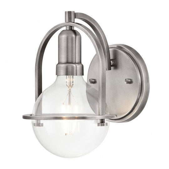 Somerset 1 Light Wall Light  Brushed Nickel