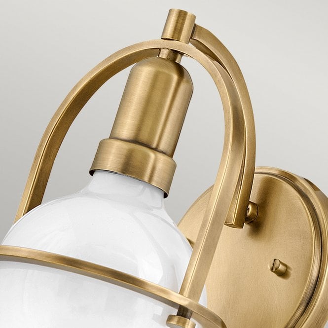 Somerset 1 Light Wall Light  Heritage Brass