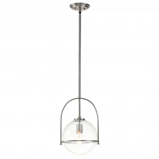 Somerset 1 Light Medium Pendant  Brushed Nickel