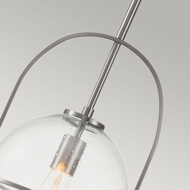 Somerset 1 Light Medium Pendant  Brushed Nickel