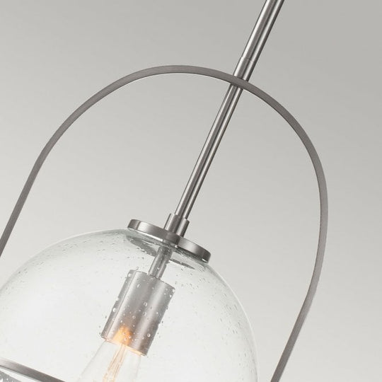 Somerset 1 Light Medium Pendant  Brushed Nickel