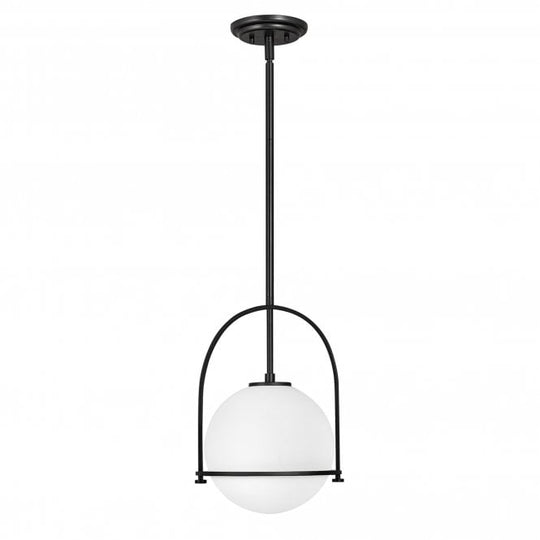 Somerset 1 Light Medium Pendant  Black