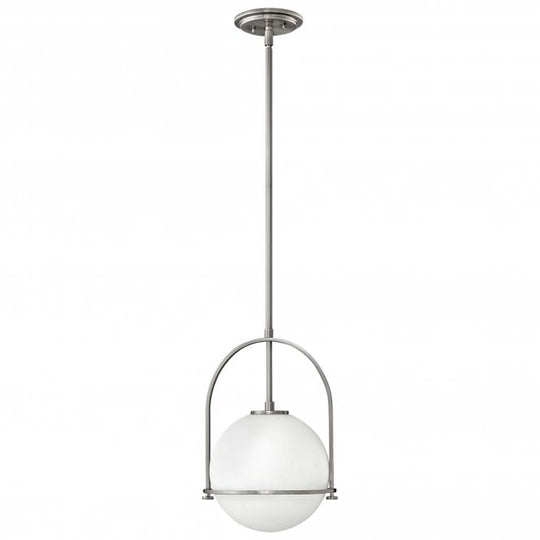 Somerset 1 Light Medium Pendant  Brushed Nickel
