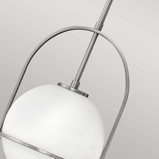 Somerset 1 Light Medium Pendant  Brushed Nickel