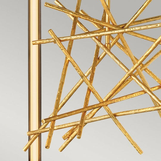 Styx LED Pendant  Black & Gilded Gold