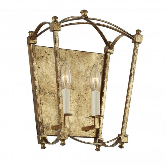 Thayer 2 Light Wall Light Antique Gild