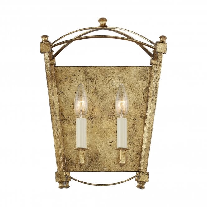 Thayer 2 Light Wall Light Antique Gild