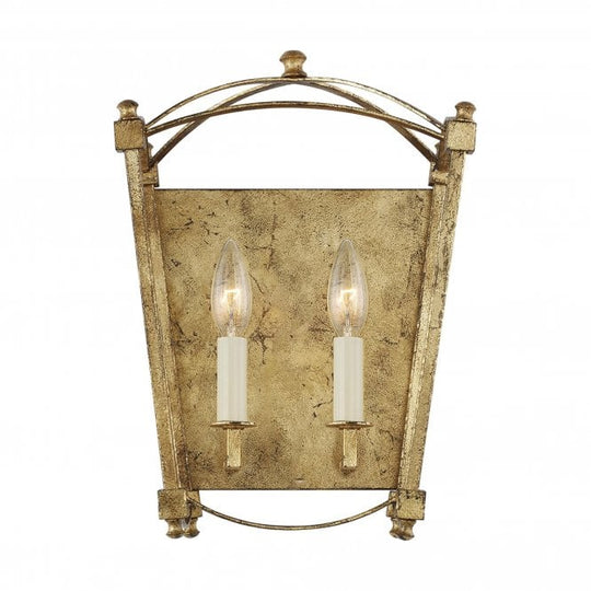 Thayer 2 Light Wall Light Antique Gild