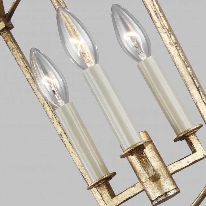 Thayer 3 Light Pendant   Antique Gild
