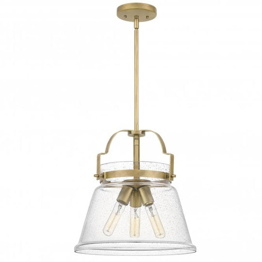 Wimberley 3 Light Pendant   Weathered Brass