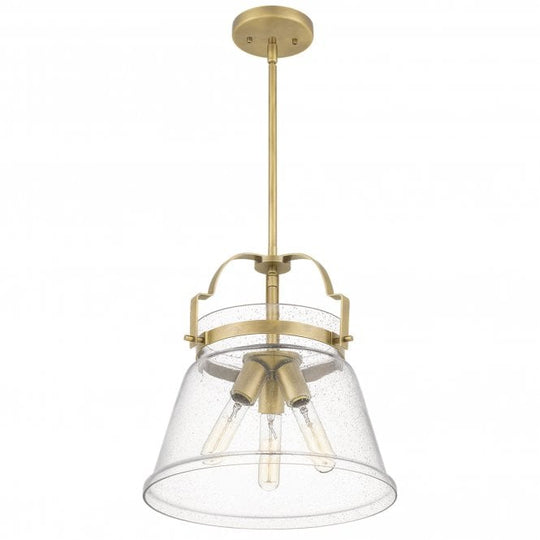 Wimberley 3 Light Pendant   Weathered Brass