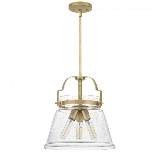 Wimberley 3 Light Pendant   Weathered Brass