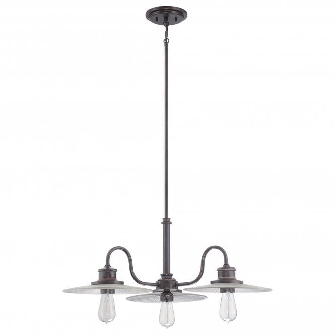 Admiral 3 Light Chandelier Imperial Bronze