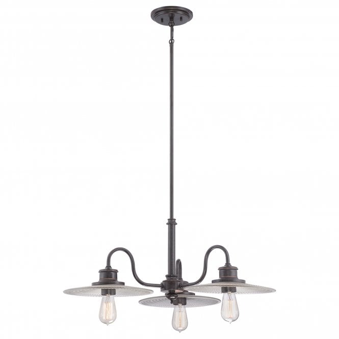 Admiral 3 Light Chandelier Imperial Bronze