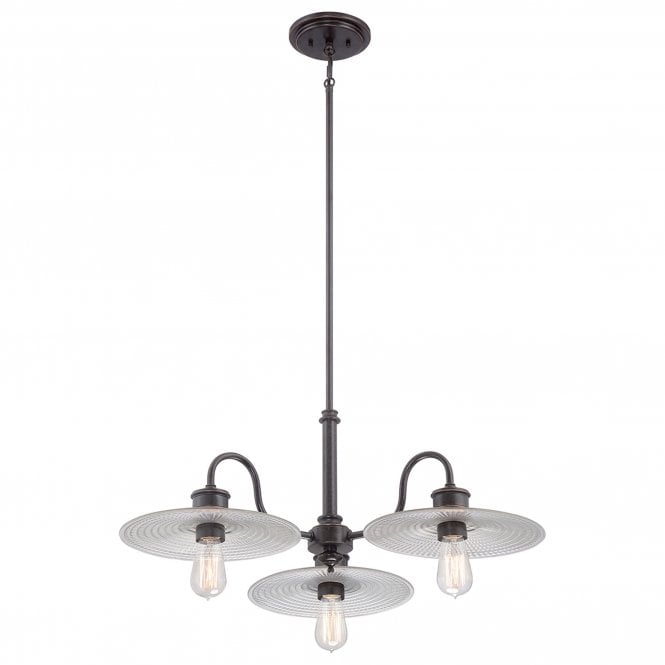 Admiral 3 Light Chandelier Imperial Bronze
